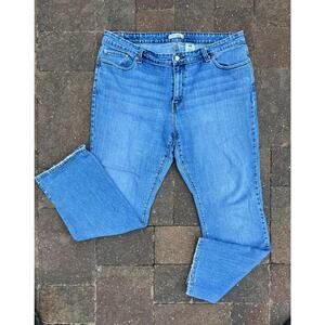 Vintage y2k women's Levi's 505 straight jeans size plus 22x30